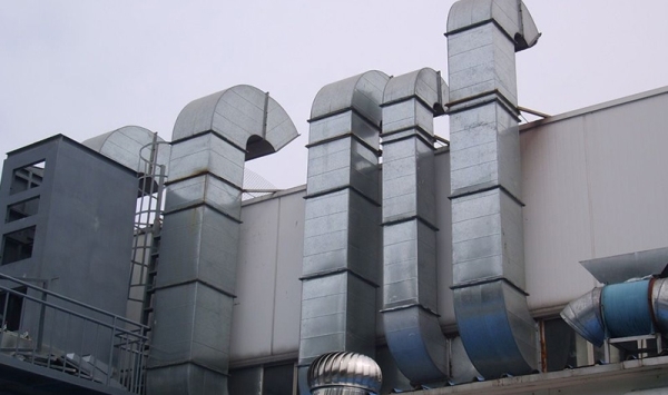 山東燒烤城排煙工程